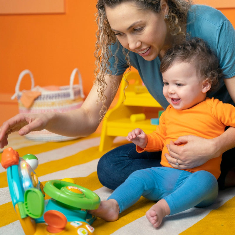 Bright Starts Lights & Colors Driver Steering Wheel Baby Toy