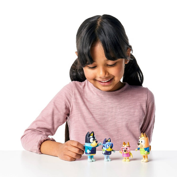 Bluey Family Beach Day Figures - 4pk