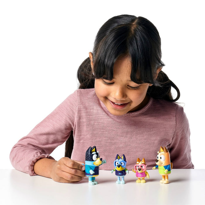 Bluey Family Beach Day Figures - 4pk