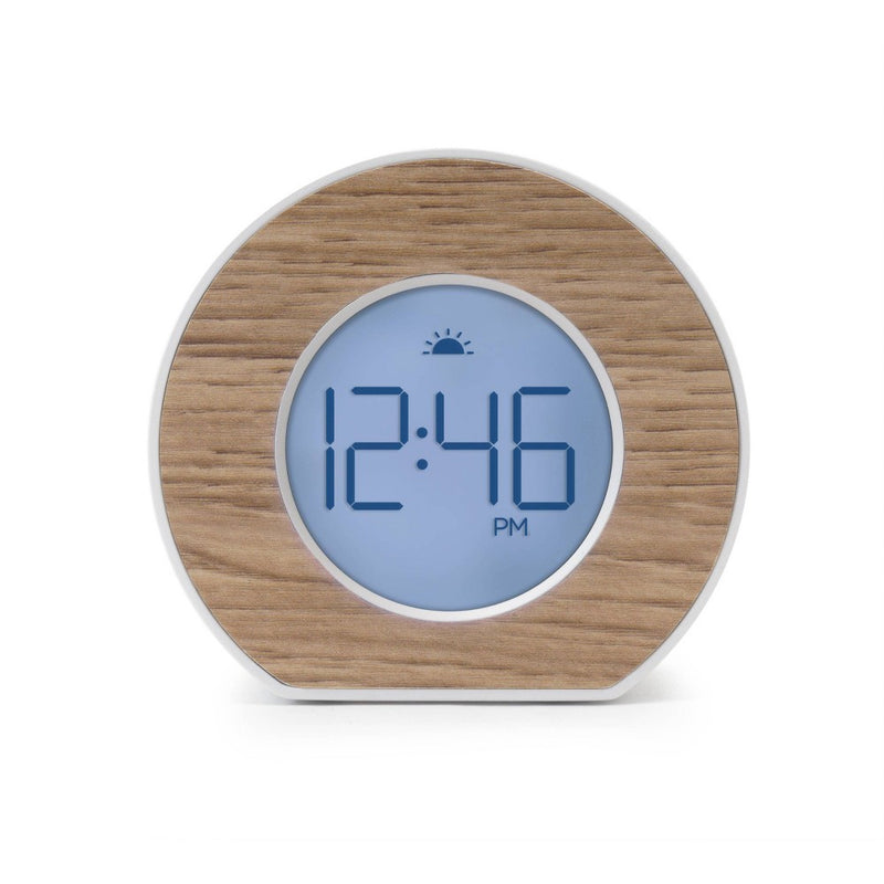 Wood Toc Round Alarm Table Clock - Capello