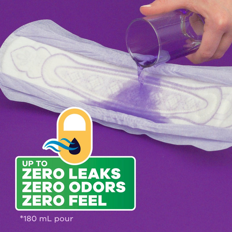 Always Discreet Heavy Long Absorbency 5 Drop Base Pads - 39ct