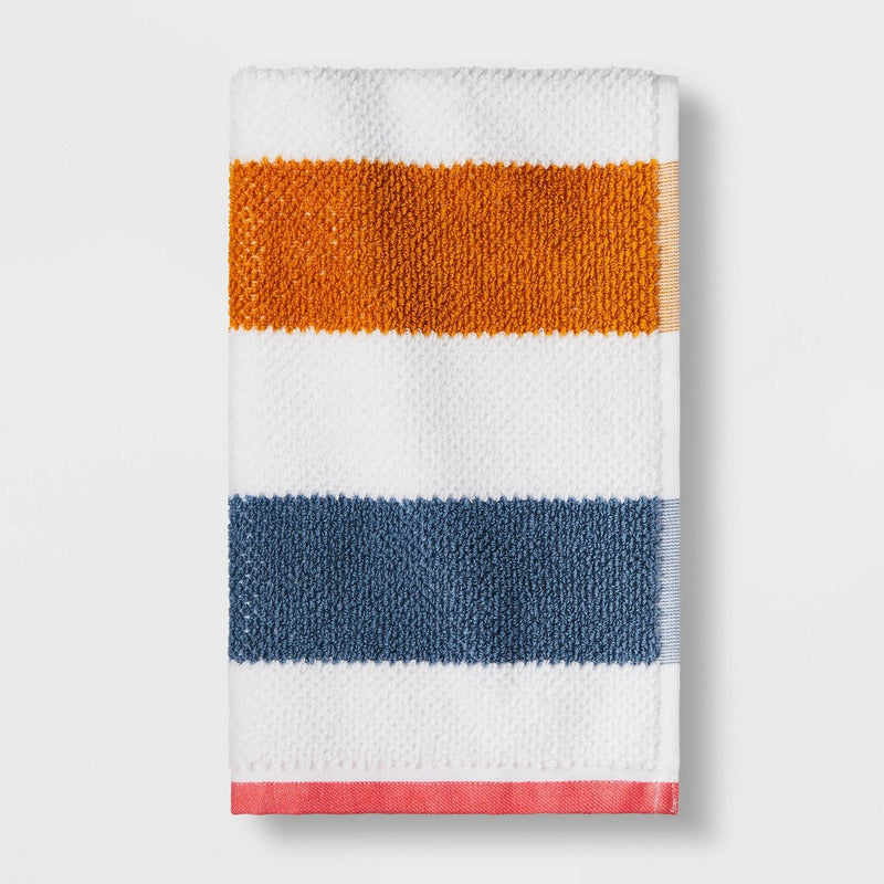 Striped Kids' Hand Towel with SILVADUR Antimicrobial Technology - Pillowfort