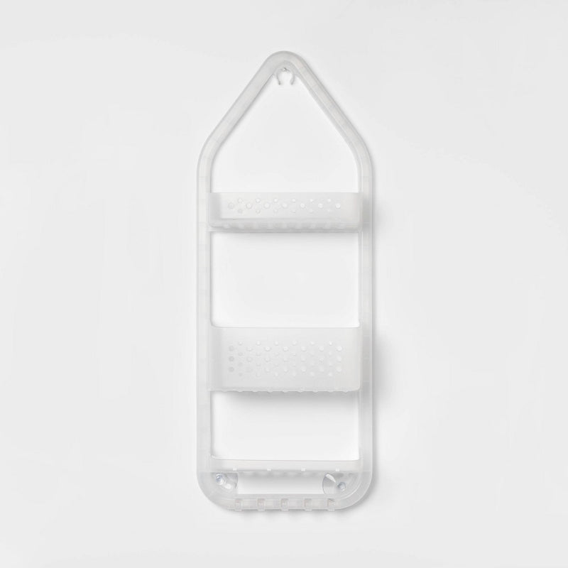 Three Tier Over the Shower Caddy Frosted - Room Essentials (LOCAL PICKUP ONLY)