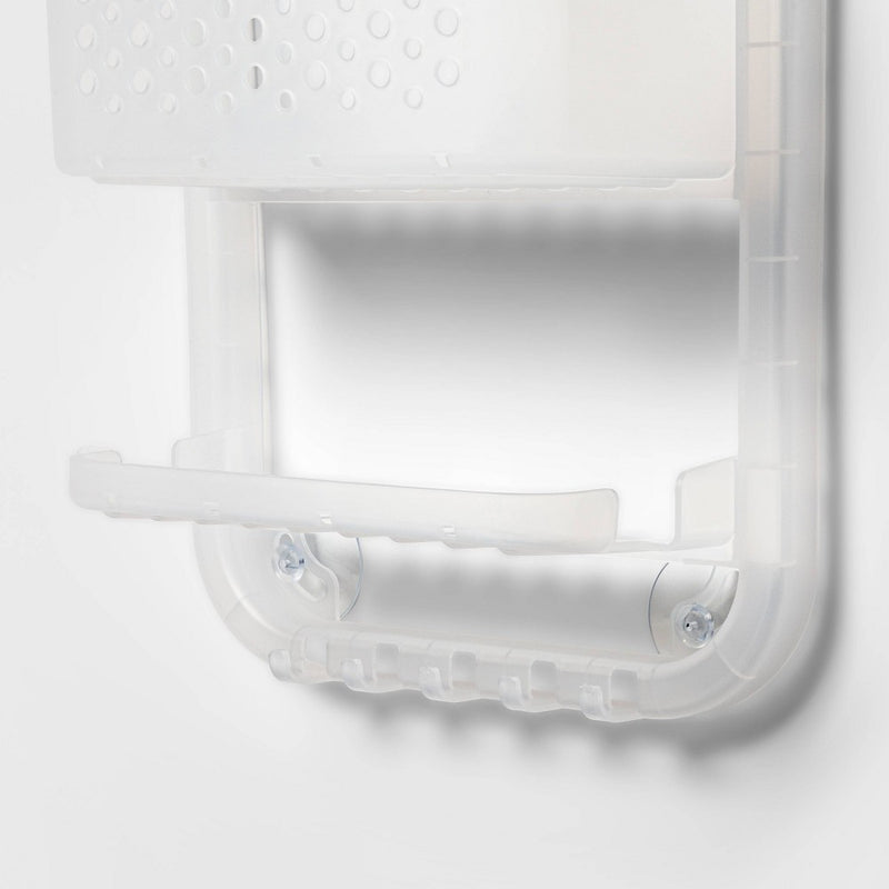 Three Tier Over the Shower Caddy Frosted - Room Essentials (LOCAL PICKUP ONLY)