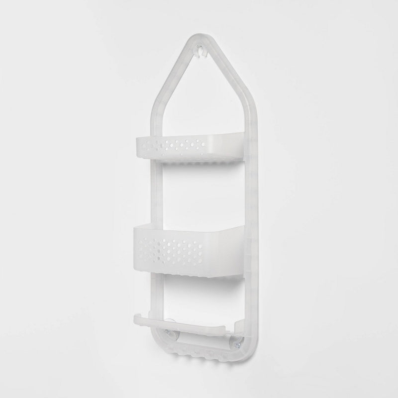 Three Tier Over the Shower Caddy Frosted - Room Essentials (LOCAL PICKUP ONLY)
