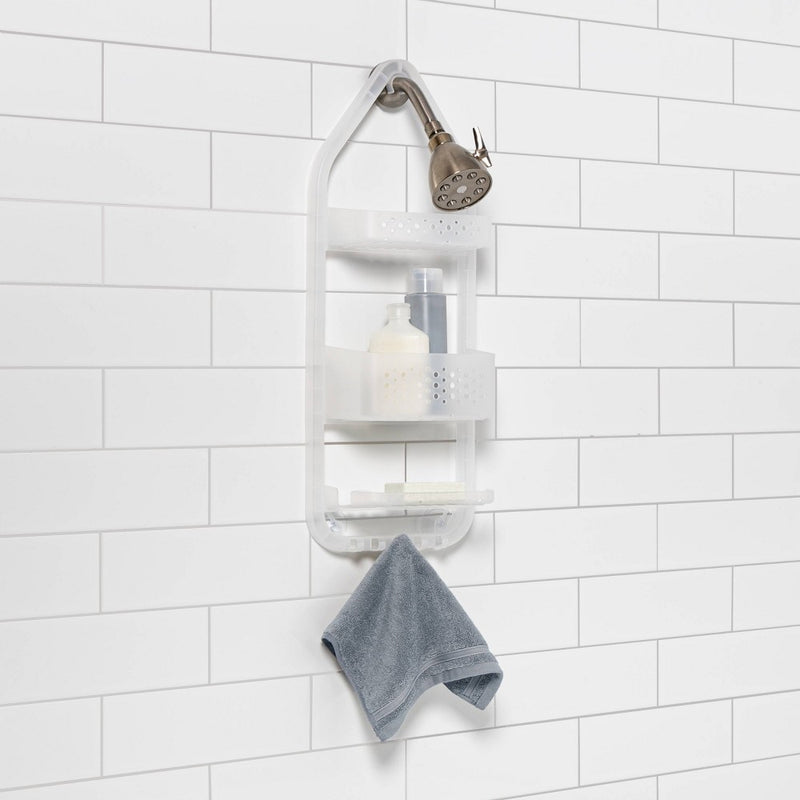 Three Tier Over the Shower Caddy Frosted - Room Essentials (LOCAL PICKUP ONLY)