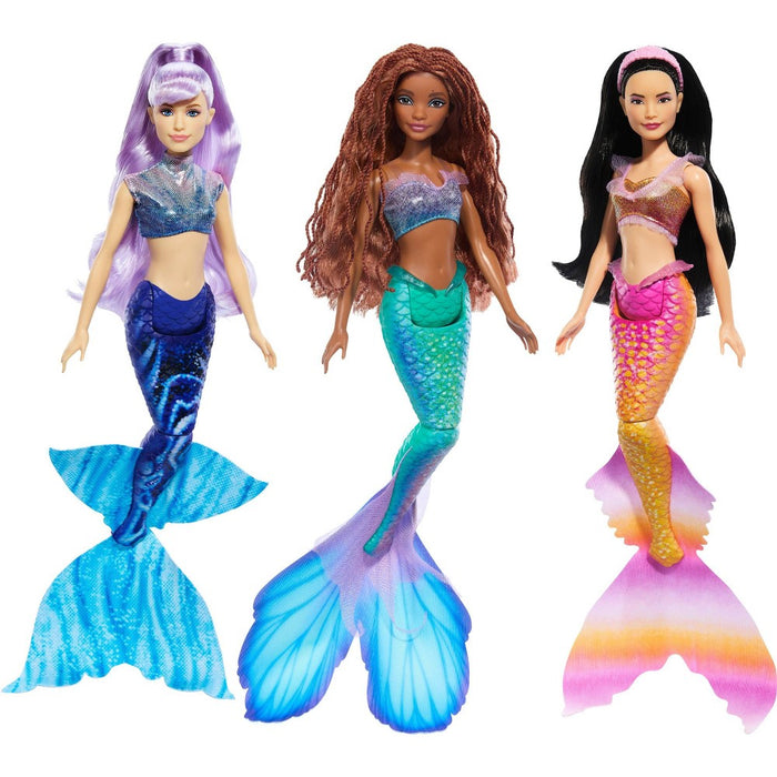 Disney The Little Mermaid Ariel and Sisters Doll Set with 3 Fashion Mermaid Dolls