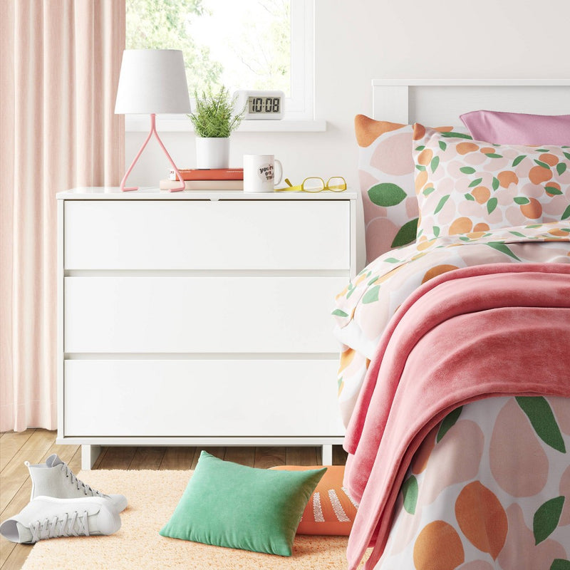 Modern 3 Drawer Dresser White - Room Essentials (LOCAL PICKUP ONLY)