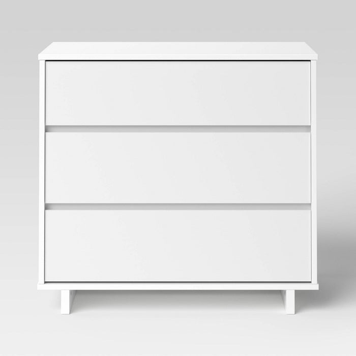 Modern 3 Drawer Dresser White - Room Essentials (LOCAL PICKUP ONLY)