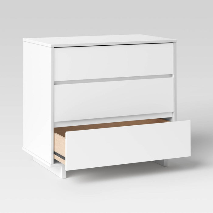 Modern 3 Drawer Dresser White - Room Essentials (LOCAL PICKUP ONLY)