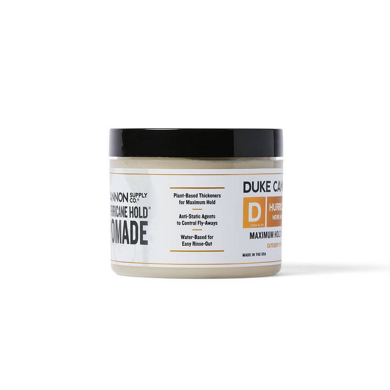 Duke Cannon News Anchor Hurricane Hold Pomade - Extra Strong Hold, Natural Finish Hair Styling Pomade for Men - 4.6 oz