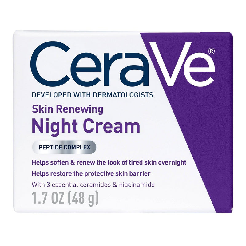 CeraVe Skin Renewing Night Cream Face Moisturizer - 1.7 fl oz