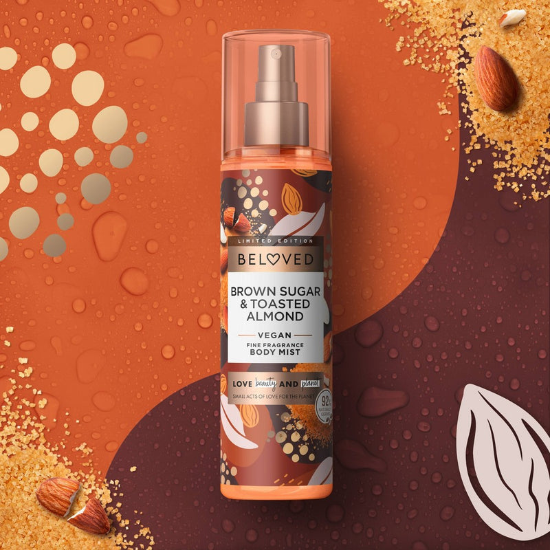 Beloved Brown Sugar and Toasted Almond Body Mist - 8oz