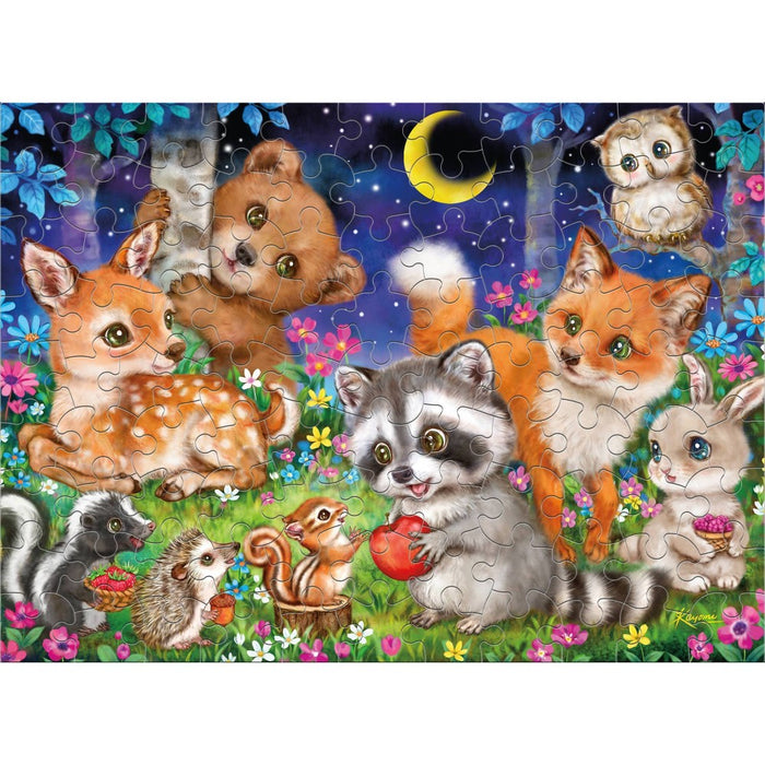 Ceaco Kayomi Harai: Woodland Friends Jigsaw Puzzle - 100pc
