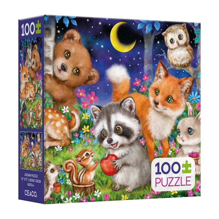 Ceaco Kayomi Harai: Woodland Friends Jigsaw Puzzle - 100pc