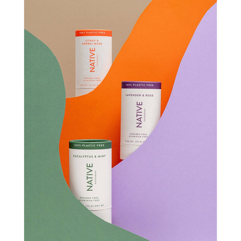 Native Plastic Free Deodorant - Eucalyptus & Mint - Aluminum Free - 2.65 oz