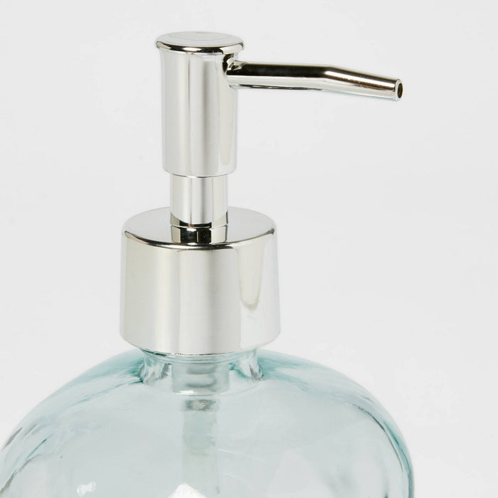 Recycled Glass Soap Dispenser Clear - Threshold