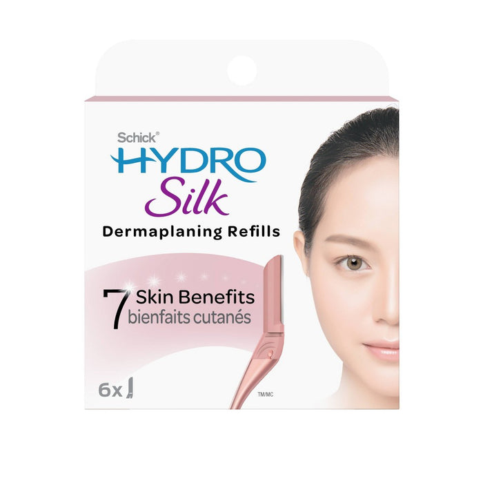 Schick Hydro Silk Exfoliating Dermaplaning Replacement Refill Blades - 6ct