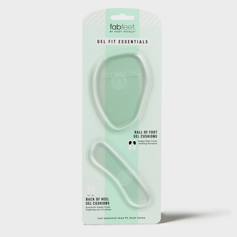 Fab Feet Women's by Foot Petals Fit Essentials Gel Shoe Cushions - Clear