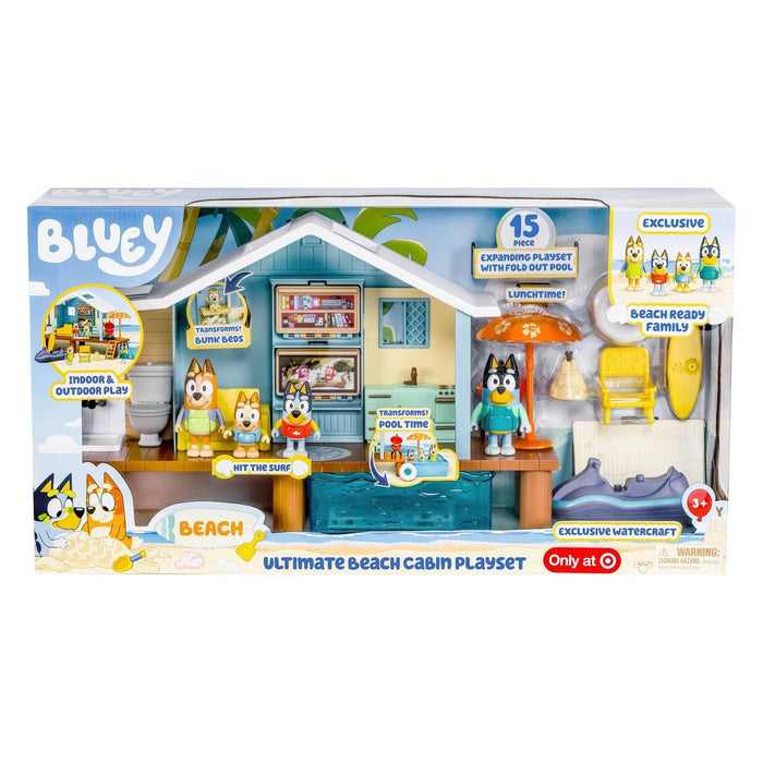 Bluey's Ultimate Beach Cabin Playset (LOCAL PICKUP ONLY)