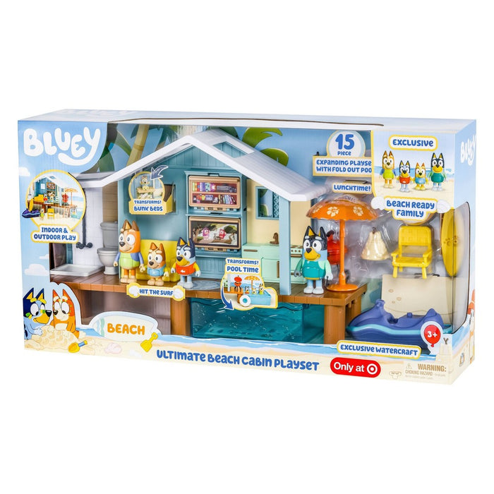 Bluey's Ultimate Beach Cabin Playset (LOCAL PICKUP ONLY)