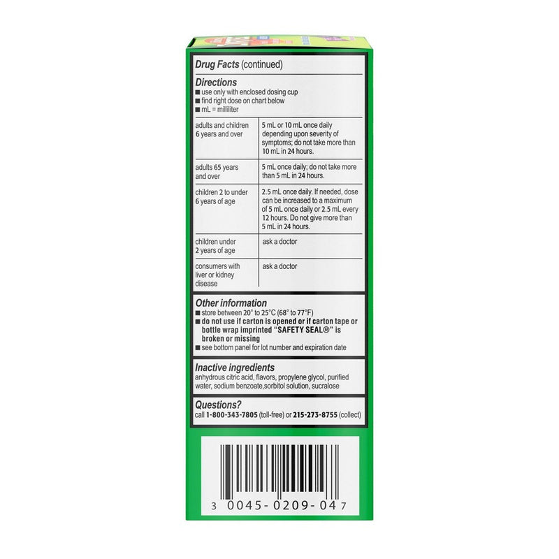 Children's Zyrtec 24 Hour Allergy Relief Syrup - Grape - Cetirizine - 4 fl oz