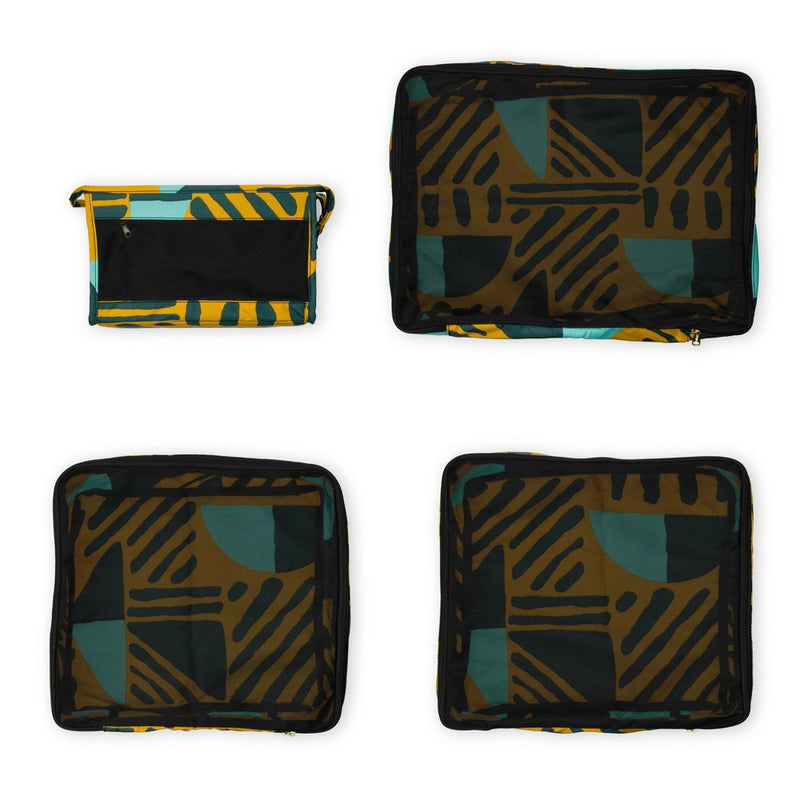 WNDR LN 4pc Printed Packing Cube Set