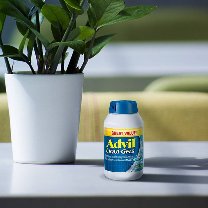 Advil Liqui-Gels Pain Reliever/Fever Reducer Liquid Filled Capsules - Ibuprofen (NSAID) - 20ct