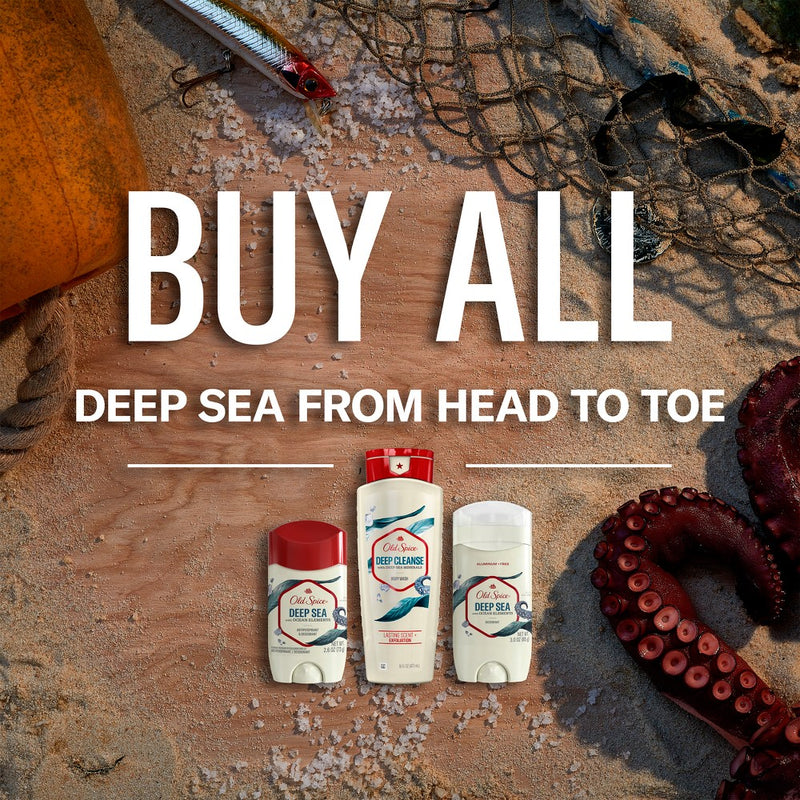 Old Spice Fresh Collection Deodorant Deep Sea Ocean Elements - 3oz
