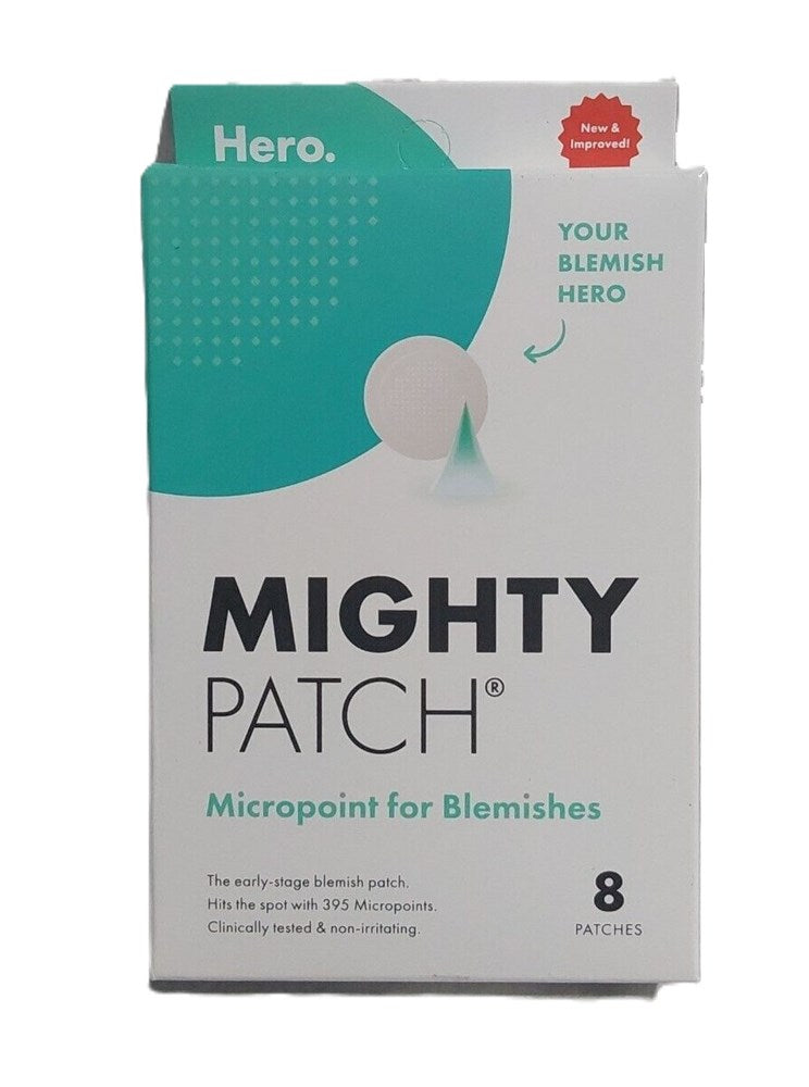 Hero Cosmetics Mighty Acne Pimple Patch Micropoint for Blemishes-8ct EXP:12/2025