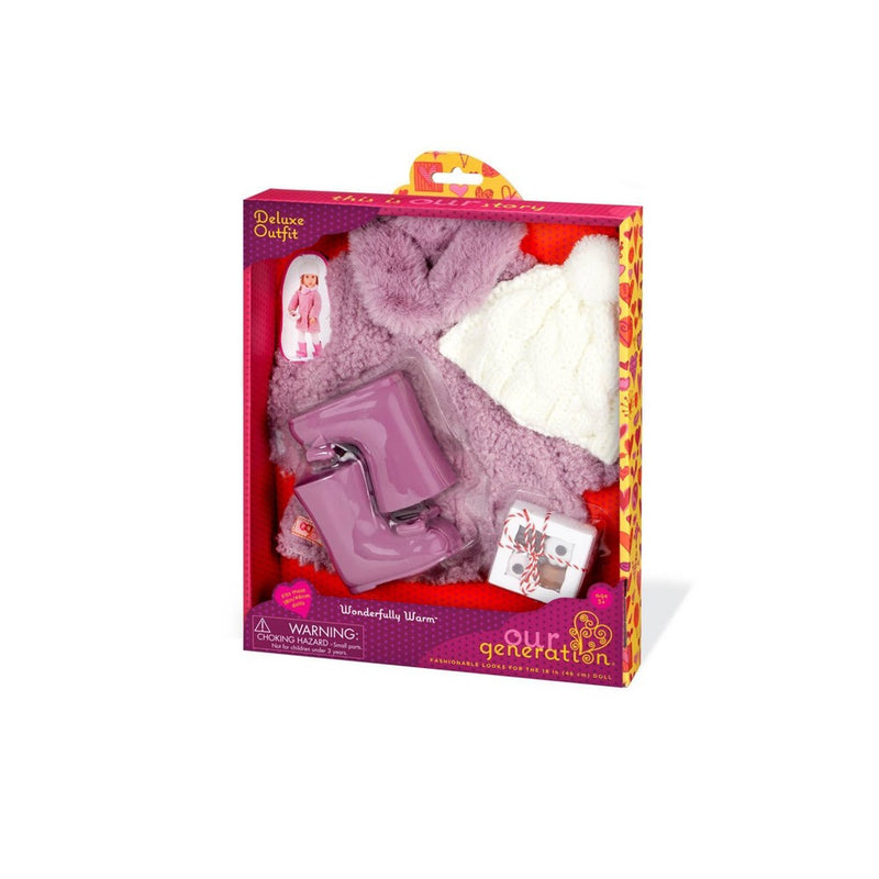 Our Generation Wonderfully Warm Fashion Outfit & Treat Box for 18" Dolls