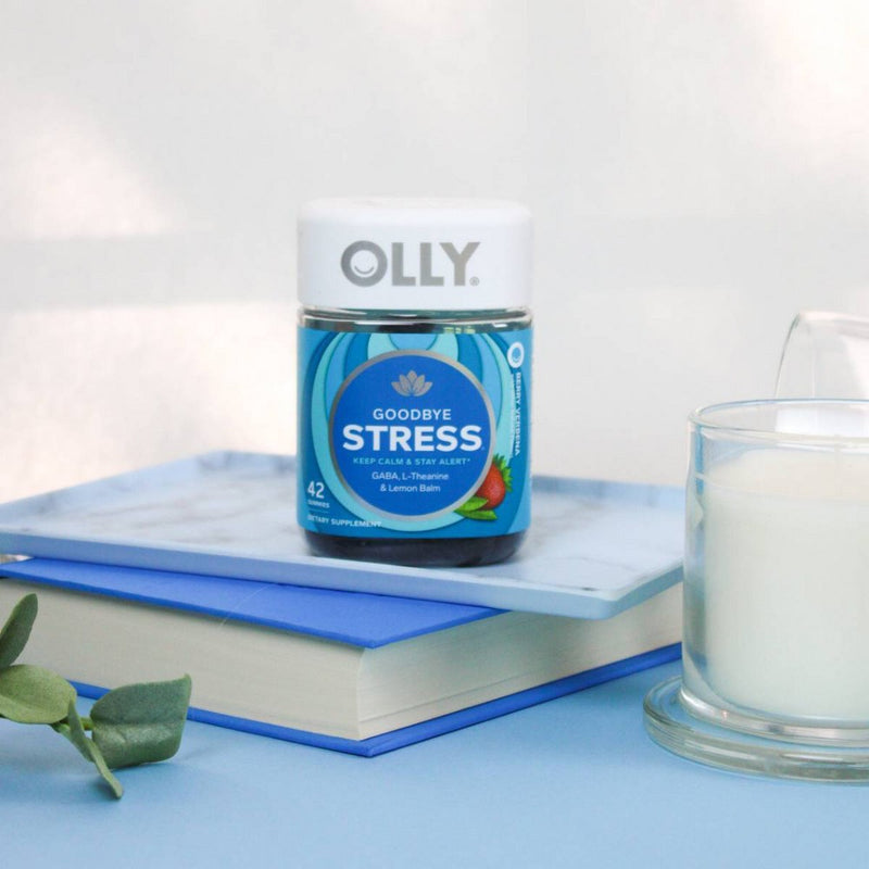 OLLY Goodbye Stress Gummies with GABA, L-Theanine & Lemon Balm - Berry Verbena - 42ct