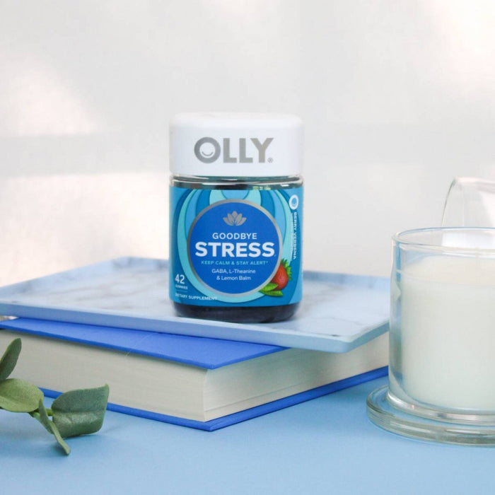OLLY Goodbye Stress Gummies with GABA, L-Theanine & Lemon Balm - Berry Verbena - 42ct