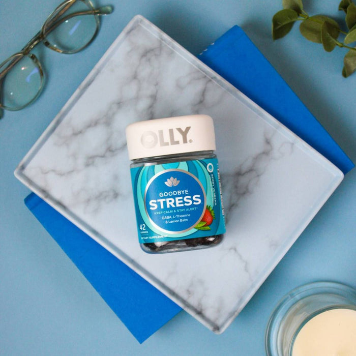 OLLY Goodbye Stress Gummies with GABA, L-Theanine & Lemon Balm - Berry Verbena - 42ct