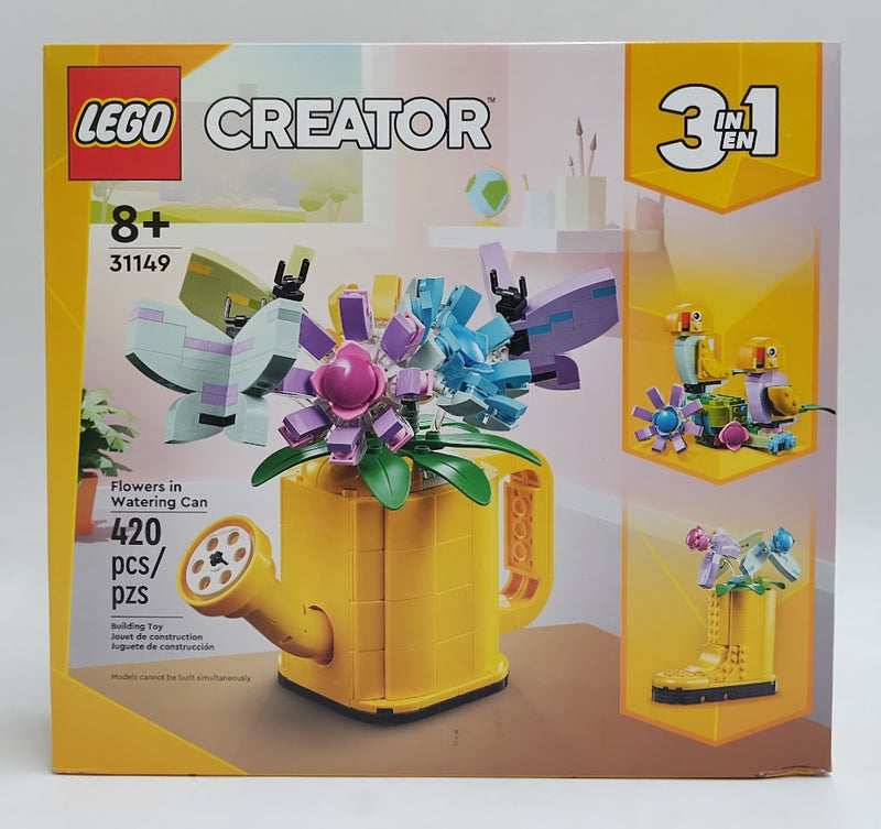 LEGO Creator 3 in 1 Flowers in Watering Can Building Toy 31149 SEE DETAILS