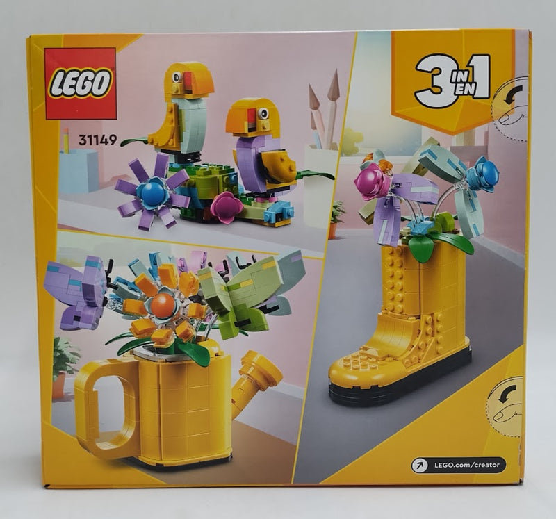 LEGO Creator 3 in 1 Flowers in Watering Can Building Toy 31149 SEE DETAILS