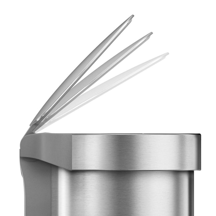 simplehuman 45L Stainless Steel Semi-Round Motion Sensor Can Silver (LOCAL PICKUP ONLY)