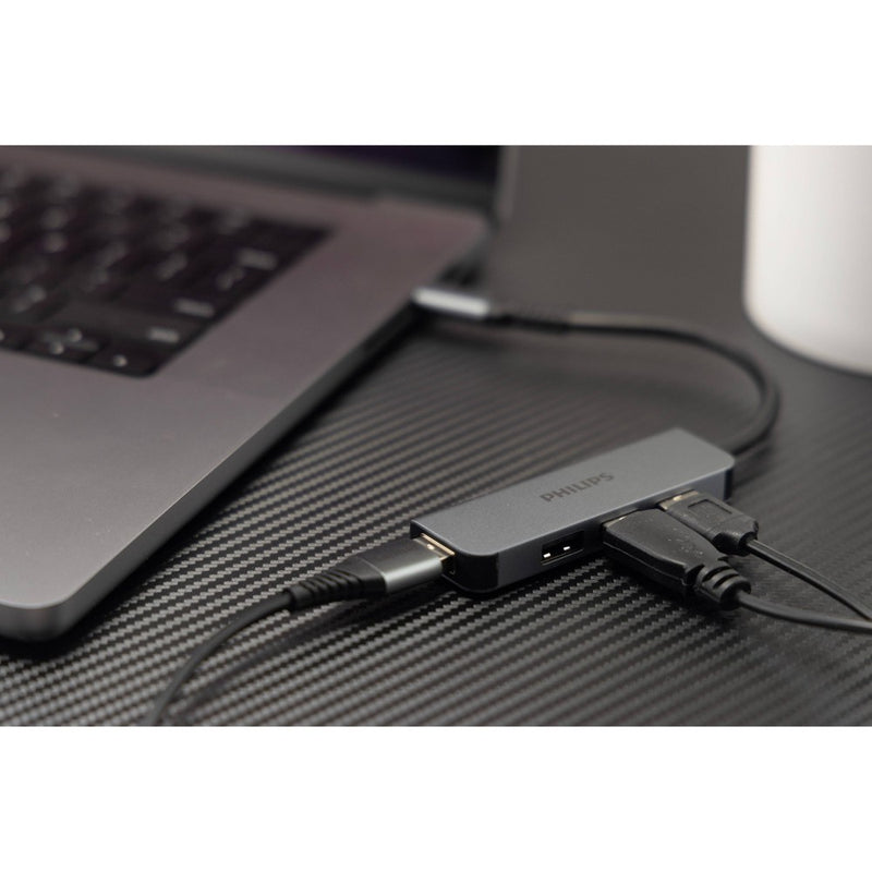 Philips USB 2.0 4-Port Hub, Type-C