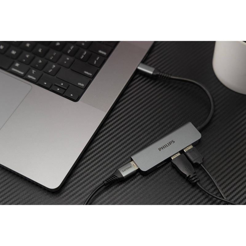 Philips USB 2.0 4-Port Hub, Type-C