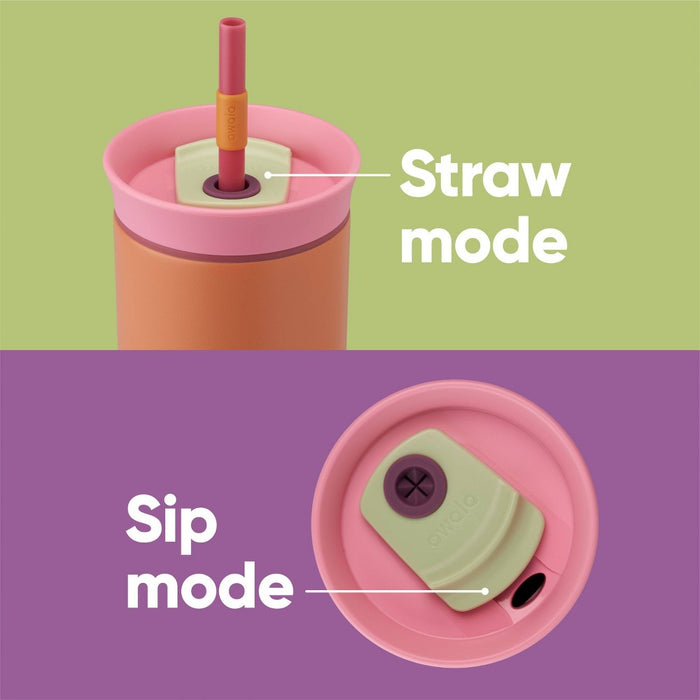 Owala 24oz Stainless Steel Straw Tumbler - Tangy Tango