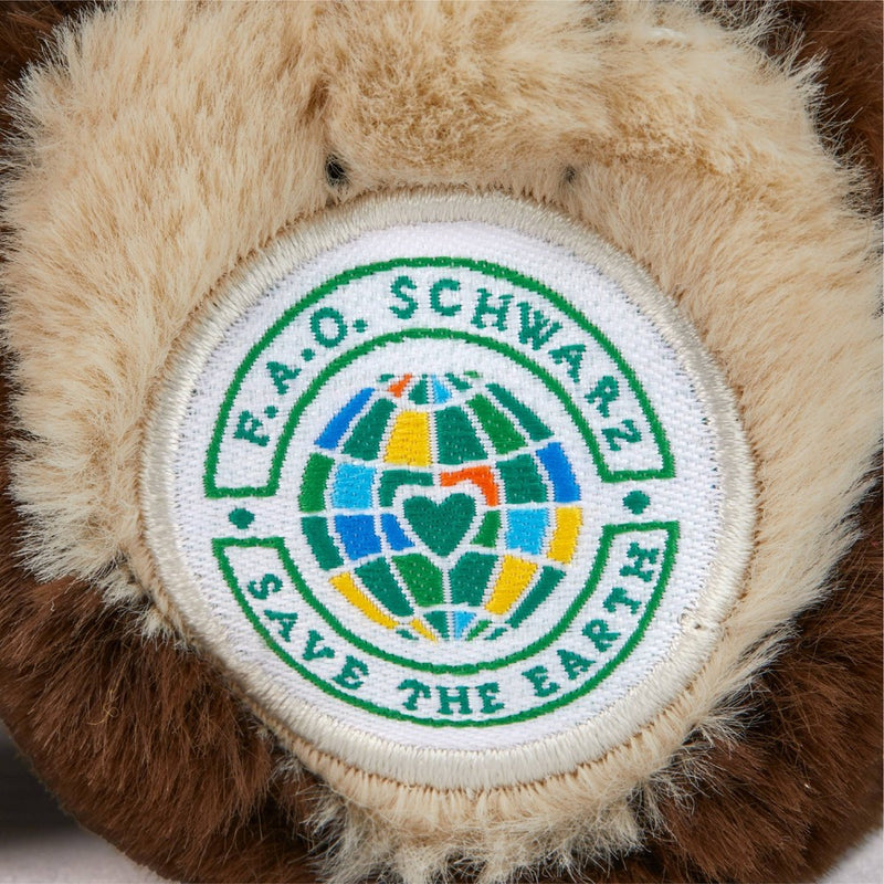 FAO Schwarz Toy Plush Sustainable Bear 10"