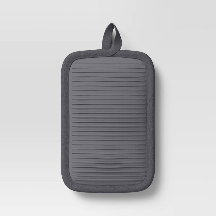 Cotton Pot Holder Gray - Threshold
