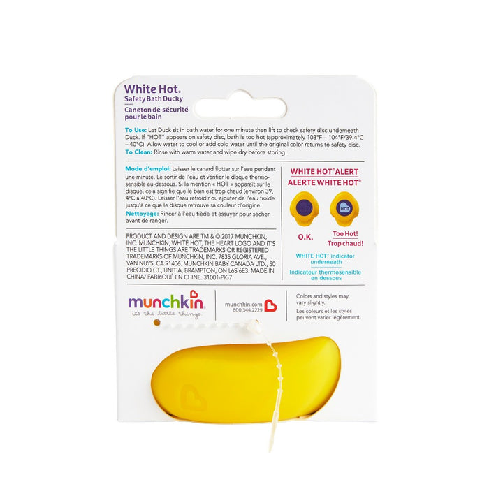 Munchkin White Hot Safety Bath Ducky