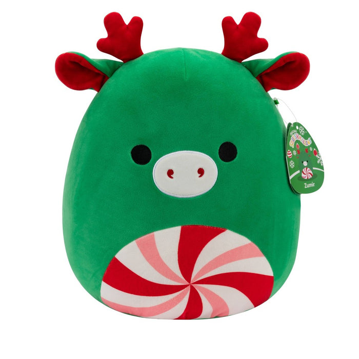 Squishmallows 12" Green Moose with Peppermint Swirl Belly Medium Plush