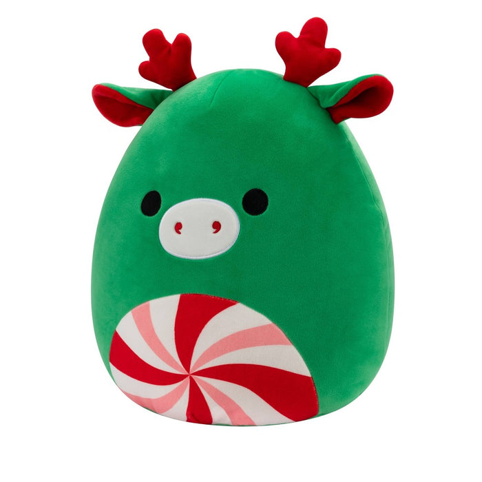 Squishmallows 12" Green Moose with Peppermint Swirl Belly Medium Plush