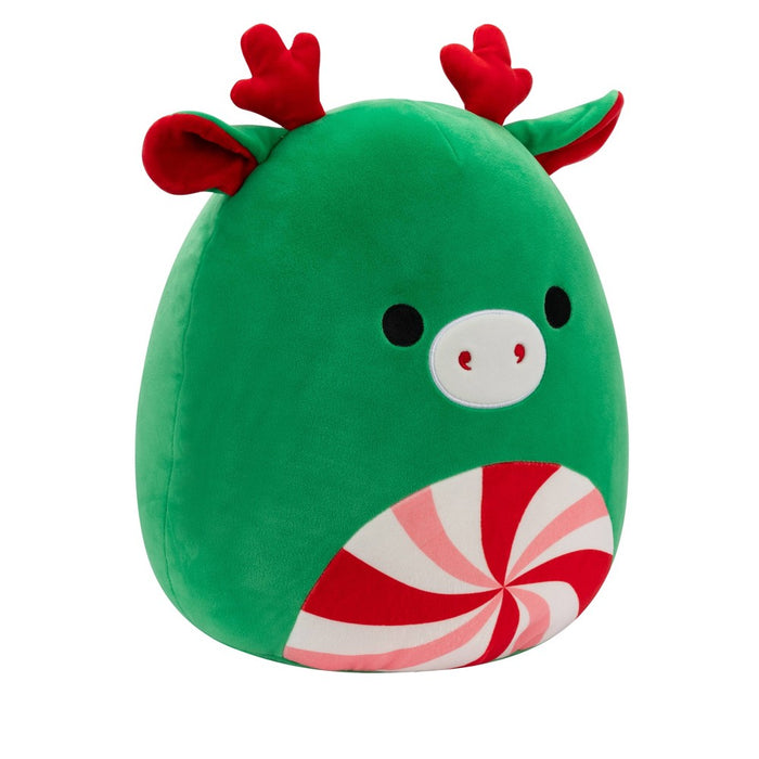 Squishmallows 12" Green Moose with Peppermint Swirl Belly Medium Plush