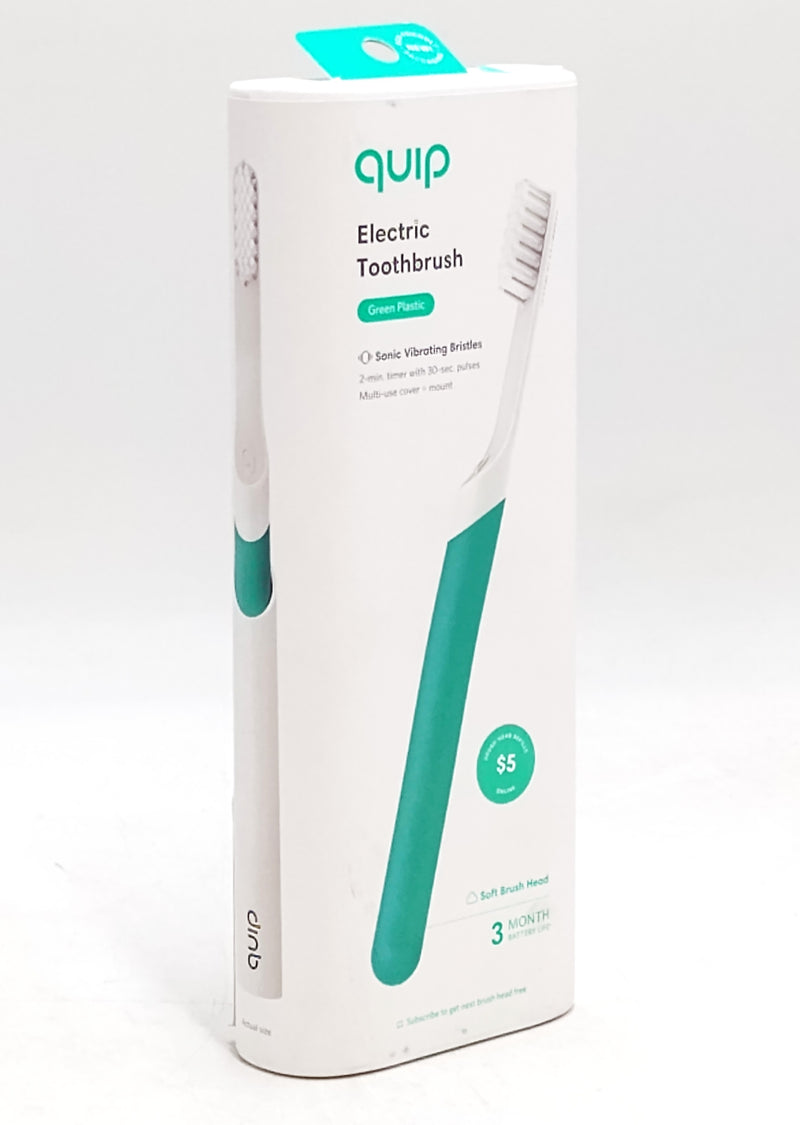 Quip Sonic Vibration Green Electric Toothbrush