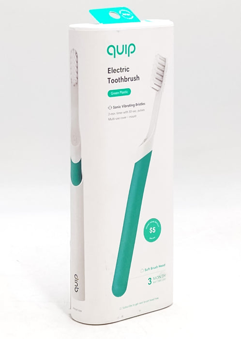 Quip Sonic Vibration Green Electric Toothbrush