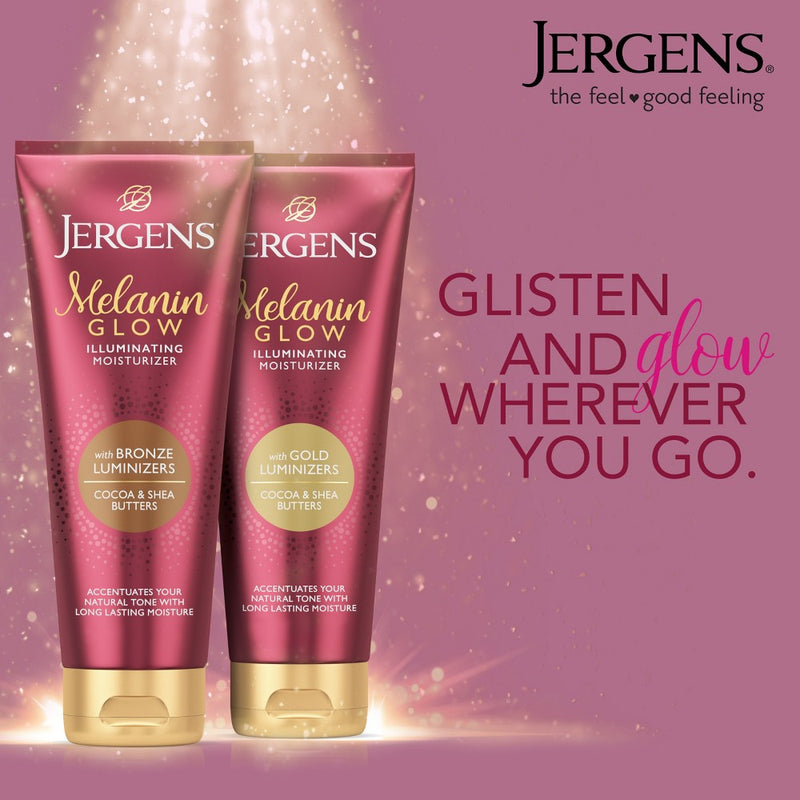 Jergens Natural Glow Melanin Glow Body Lotion - Bronze - 7 fl oz