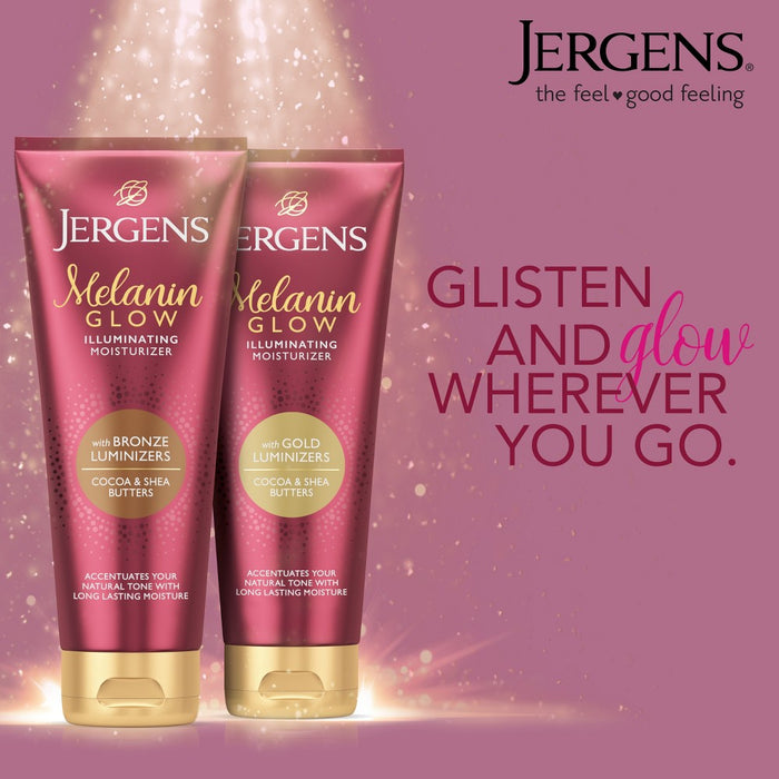 Jergens Natural Glow Melanin Glow Body Lotion - Bronze - 7 fl oz